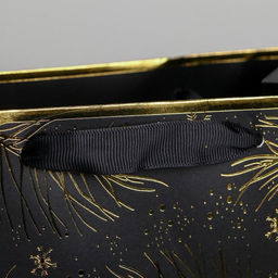 Цена за 6 шт. Пакет подарочный новогодний ламинированный «Сказочная ночь», MS 18 х 23 х 10 см