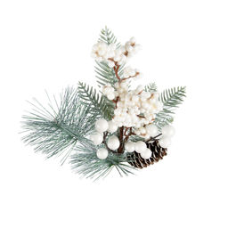 Blumentag VDF-143 Веточка хвойная с шишкой и ягодами 3 х 1 шт. 37 см 01