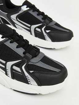 File Detayl? Ba?c?kl? Erkek ?ocuk Spor Ayakkab?