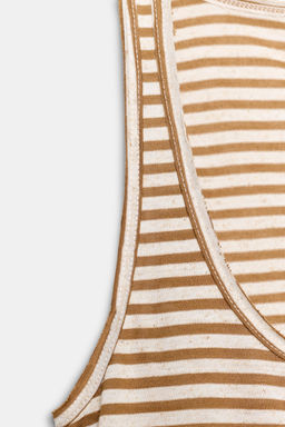 CAMISETA R?STICA RAYAS / CRUDO - Zara фото 10