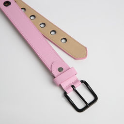 Ремень женский, ширина 3 см, люверсы, пряжка металл, винт, цвет розовый - Simaland фото 3