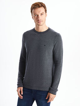 Bisiklet Yaka Erkek Triko Kazak