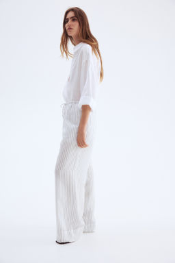 Pantal?n amplio con cord?n de ajuste - H&m фото 6