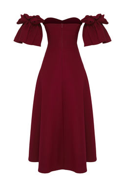 Pudra A-Kesim Gul Detayl? Dokuma S?k Abiye Gece Mezuniyet Elbisesi TPRSS25EL00121 - Trendyolmilla фото 12