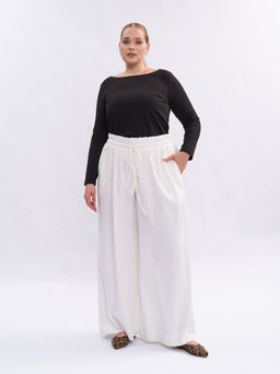 Брюки льняные TBB19152WHT04