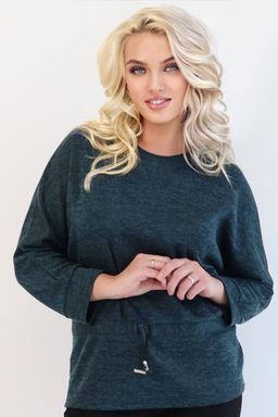 Блузка женская 4326/05/Изумрудный меланж