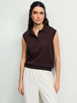 Поло без рукавов из хлопка ZR2604013302-27 / Zarina