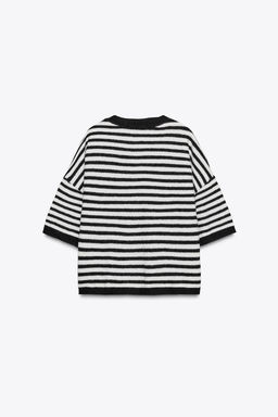 100% WOOL STRIPED SWEATER - Zara фото 8