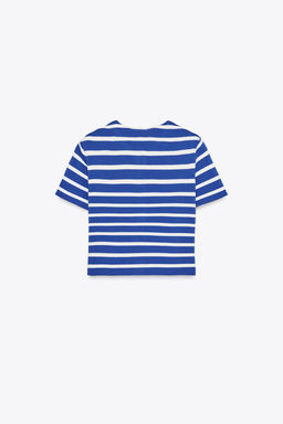 STRIPED KNIT SHORT SLEEVE CARDIGAN - Zara фото 5
