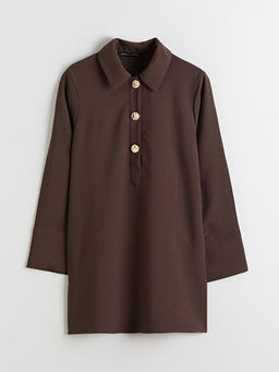 G?mlek Yaka Oversize Kad?n Tunik