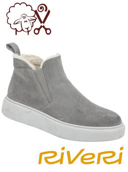 Ботинки Riveri спилок-велюр шерсть
