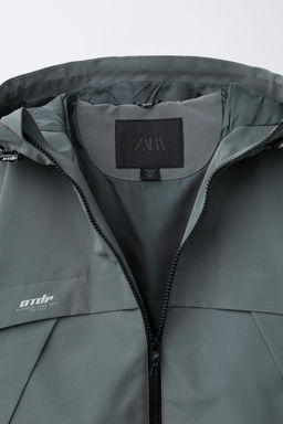 CAZADORA TEXTO WATER REPELLENT / Acero - Zara фото 8