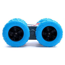 Машина-перевёртыш радиоуправляемая Трюкач, работает от аккумулятора, цвет синий - Simaland фото 2