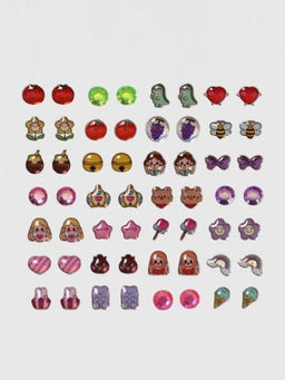 Наклейки для ушей "Princess nails" (11,5*24 см)