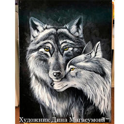 Акриловая краска глянцевая Белая