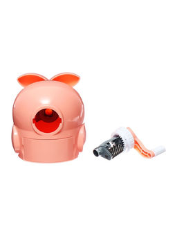 Точилка для карандашей механическая Calligrata «Сова», с контейнером, персиковая