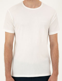 Ekru Slim Fit Ti__rt