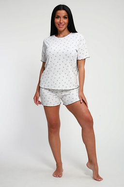 Пижама с шортами (01062, красный) - Плиона фото 3