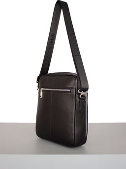 LACCOMA сумка 3765-3-черный натуральная кожа