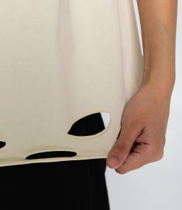 Футболка #КТ01537, светло-бежевый - Dommod фото 5