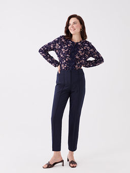 Kad?n Dar Fit D?z Pantolon