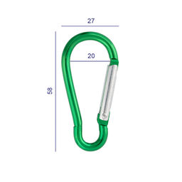 Фурнитура сумочная металл Gamma GH 120/25/10 Карабин 20 мм 10 шт. №04 под никель