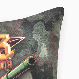 Подушка декоративная ЭтельТанк. 23 февраля, 40?40 см, велюр