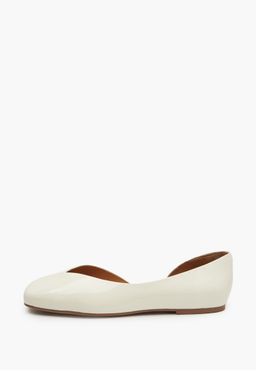 Молочные лакированные женские туфли - Mascotte фото 8