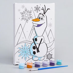Картина по номерам, 21 х 15 см Олаф, Холодное сердце - Disney фото 2