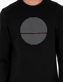 Siyah Regular Fit Sweatshirt - Pierre cardin фото 6