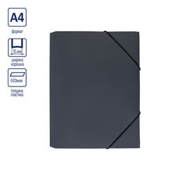 Expert Complete PRISMA Папка на резинке A4 600 мкм 35 мм эффект 3D 5 шт. серый EC210400015