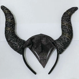 Цена за 2 шт. Ободок карнавальный "Дьяволёнок", черный микс