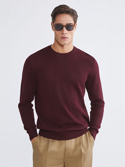 Bisiklet Yaka Erkek Triko Kazak