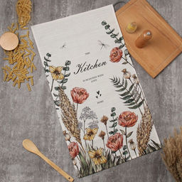 Полотенце Этель Kitchen collection 40х73 см, 100% хл, саржа 190 гр/м2