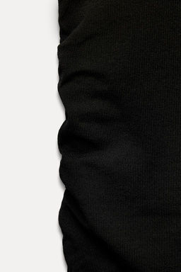 DRAPED KNIT DRESS - Zara фото 9
