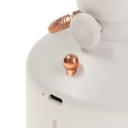 Увлажнитель воздуха «Керосинка» HM-19 ультразвуковой, 0.28 л, 1.5 Вт, 1200 мА/ч, USB, подсветка, эффект тумана, белый