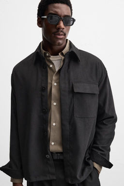 OVERSHIRT WITH POCKETS - Zara фото 5