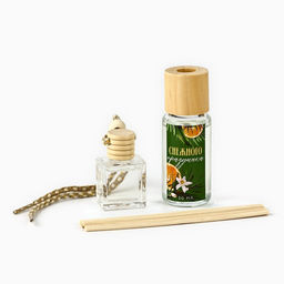 Диффузор ароматический с палочками «Счастья в Новом году», аромат цитрус, набор 2 шт.