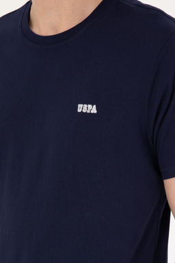 Футболка мужская U.S. Polo Assn. тёмно-синяя хлопок  фото 7