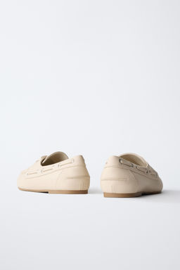 LACE-UP DECK SHOES - Zara фото 5