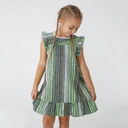 Платье для девочки Мотылек-зеленый - Мариша фото 6