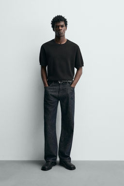 CAMISETA PUNTO RELAXED FIT / Chocolate