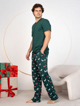 Комплект новогодняя пижама из 100% хлопка - Binita фото 5