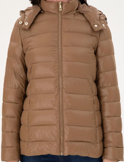 Kahverengi Kap__onlu Kapitone Mont - Pierre cardin фото 7