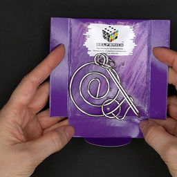 DELFBRICK DLM-29 Головоломка металлическая 1 шт Спираль 4 элемент