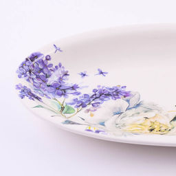 60222 Блюдо сервировочное овальное Букет фантазий доломит LR (х24) - Mayer&boch фото 3