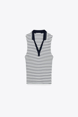 RIBBED POLO SHIRT - Zara фото 14