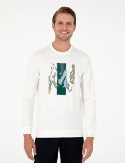 Ekru Regular Fit Sweatshirt