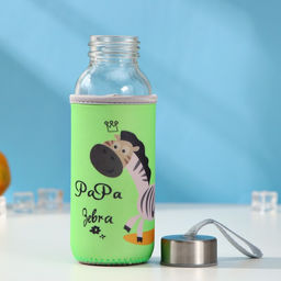 Бутылка для воды в чехле «Африка», 300 мл, h=17 см, цвета МИКС