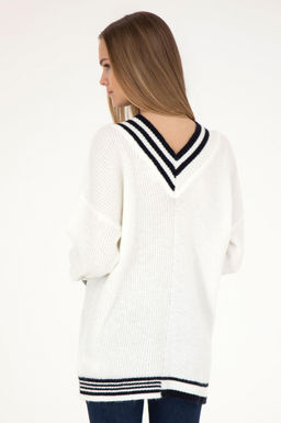 Женский кремовый свитер - U.s. polo assn фото 12